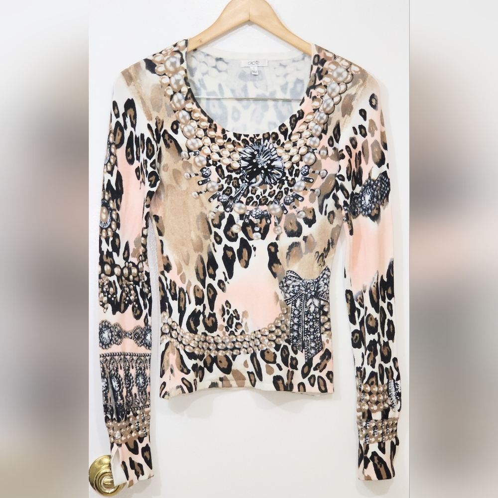 Cache Sizes Leopard Print Pearl's Jewels & Bows P… - image 8